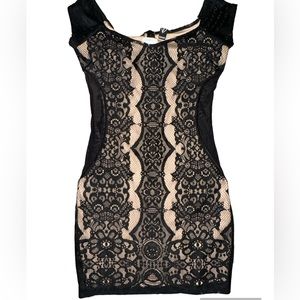 Windsor perfect dinner Dress Black/nude